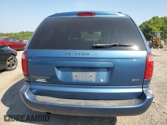 2006 Dodge Grand Caravan SXT z VIN 2D4GP44L06R699332, wystawiony jako Copart lot #58995465 z przebiegiem 55 324 mil mil oraz Szkoda całkowita • Salvage title. Historia ofert i sprzedaży dostępna na DreamBid. Obrazek 6.