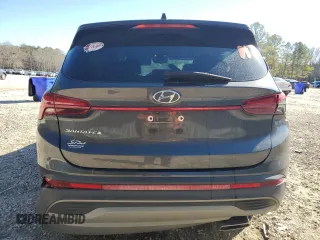 2021 Hyundai Santa Fe SE with VIN 5NMS14AJ2MH320804, listed as a Copart auction lot 89352445 with 81,529 mi miles and Salvage Title. Bid and sale history available at carsss.com. Image 6.