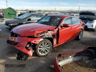 2024 BMW 3 Series 330e with VIN 3MW39FF01R8E69305, listed as a Copart auction lot 79767904 with 2,386 mi miles and Salvage Title. Bid and sale history available at carsss.com. Image 1.