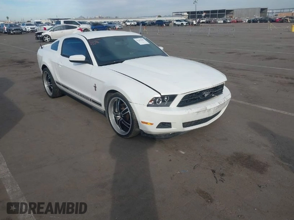 2012 Ford Mustang V6 Premium with VIN 1ZVBP8AM5C5214524, listed as a IAAI auction lot 41205445 with 146,218 mi miles. Bid and sale history available at carsss.com. Image 1.
