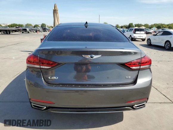 2019 Genesis G80 3.8L with VIN KMHGN4JE1KU290144, listed as a Copart auction lot 67966504 with 54,983 mi miles and Clean Title. Bid and sale history available at DreamBid. Image 6.