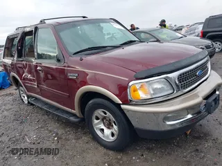 1997 Ford Expedition XLT z VIN 1FMEU17L1VLB73530, wystawiony jako IAAI lot #40946365 z przebiegiem 414 612 mil mil oraz . Historia ofert i sprzedaży dostępna na DreamBid. Obrazek 1.