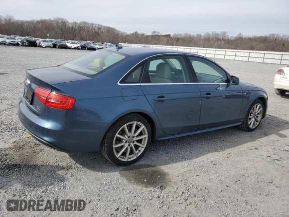 2015 Audi A4 Premium Plus with VIN WAUFFAFL7FN020965, listed as a Copart auction lot 45794985 with 136,897 mi miles and Salvage Title. Bid and sale history available at carsss.com. Image 3.