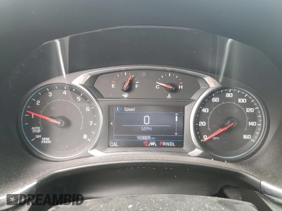 2020 Chevrolet Equinox LT with VIN 2GNAXUEV3L6112287, listed as a Copart auction lot 53550415 with 103,925 mi miles and Salvage Title. Bid and sale history available at DreamBid. Image 9.