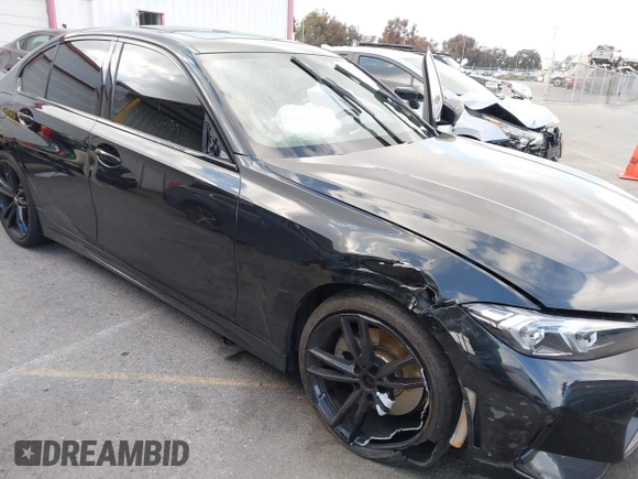 2023 BMW 3 Series 330i with VIN 3MW69FF00P8D17350, listed as a IAAI auction lot 41447178 with 23,372 mi miles. Bid and sale history available at carsss.com. Image 6.