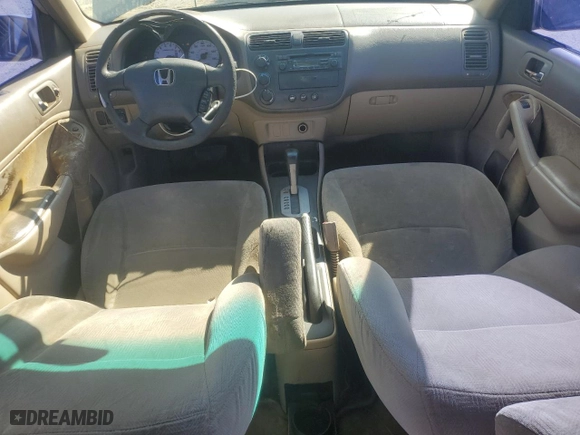 2002 Honda Civic EX with VIN 1HGES26782L002498, listed as a Copart auction lot 48849655 with 243,585 mi miles and Salvage Title. Bid and sale history available at carsss.com. Image 8.