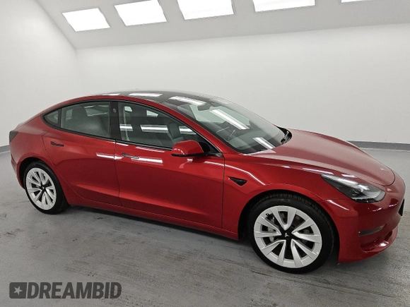 2022 Tesla Model 3 Long Range z VIN 5YJ3E1EBXNF291047, wystawiony jako Copart lot #59389825 z przebiegiem 103 980 mil mil oraz Czysty tytuł • Clean title. Historia ofert i sprzedaży dostępna na DreamBid. Obrazek 4.