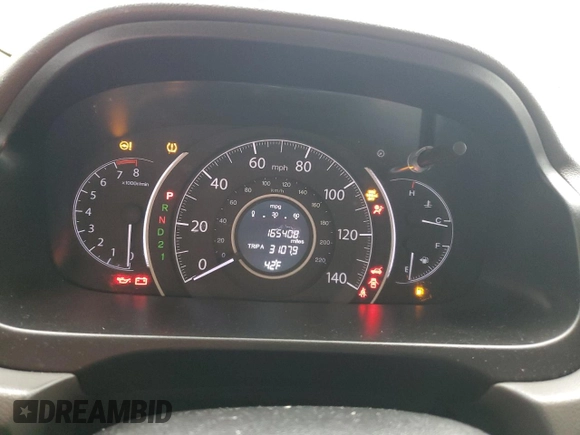 2012 Honda CR-V EX-L with VIN 5J6RM3H74CL030145, listed as a Copart auction lot 49293665 with 165,408 mi miles and Salvage Title. Bid and sale history available at carsss.com. Image 9.