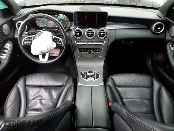 2020 Mercedes-Benz C 300 with VIN 55SWF8EB3LU327370, listed as a Copart auction lot 84667564 with 59,810 mi miles and Salvage Title. Bid and sale history available at DreamBid. Image 8.