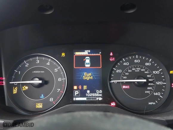 2019 Subaru Impreza Premium with VIN 4S3GTAD69K3725933, listed as a IAAI auction lot 41919500 with 102,556 mi miles. Bid and sale history available at carsss.com. Image 16.