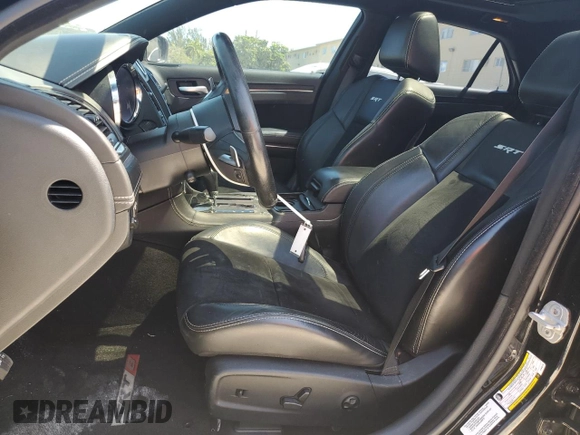 2012 Chrysler 300 SRT8 with VIN 2C3CCAFJXCH800724, listed as a Copart auction lot 49680465 with 87,279 mi miles and Salvage Title. Bid and sale history available at carsss.com. Image 7.