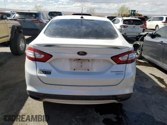 2016 Ford Fusion Titanium with VIN 3FA6P0K91GR224718, listed as a Copart auction lot 48430075 with 198,089 mi miles and Salvage Title. Bid and sale history available at carsss.com. Image 6.