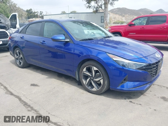 2023 Hyundai Elantra SEL z VIN KMHLS4AG4PU427318, wystawiony jako IAAI lot #42052082 z przebiegiem 33 090 mil mil oraz . Historia ofert i sprzedaży dostępna na DreamBid. Obrazek 1.