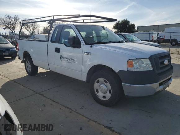 2008 Ford F-150 XL with VIN 1FTRF12238KE06557, listed as a Copart auction lot 87107984 with 192,617 mi miles and Salvage title. Bid and sale history available at DreamBid. Image 4.