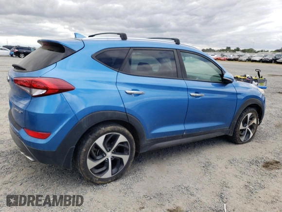 2016 Hyundai Tucson Limited z VIN KM8J33A27GU199995, wystawiony jako Copart lot #54695345 z przebiegiem 151 000 mil mil oraz Szkody całkowita. Historia ofert i sprzedaży dostępna na DreamBid. Obrazek 3.