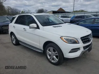 2014 Mercedes-Benz M 350 with VIN 4JGDA5HB6EA318557, listed as a Copart auction lot 53278775 with 160,383 mi miles and Salvage Title. Bid and sale history available at DreamBid. Image 4.