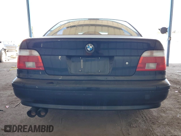 2002 BMW 5 Series 540i with VIN WBADN634X2GN86329, listed as a Copart auction lot 56968575 with Not provided miles and Salvage title. Bid and sale history available at DreamBid. Image 6.