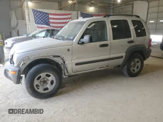 2004 Jeep Liberty Sport with VIN 1J4GL48K54W250513, listed as a Copart auction lot 49125995 with 243,007 mi miles and Salvage Title. Bid and sale history available at carsss.com. Image 1.