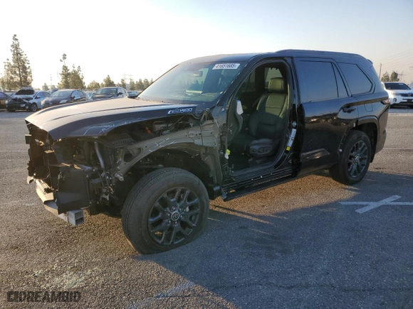 2023 Toyota Sequoia SR5 with VIN 7SVAAABA3PX015693, listed as a Copart auction lot 41651685 with 11,626 mi miles and Salvage Title. Bid and sale history available at carsss.com. Image 1.