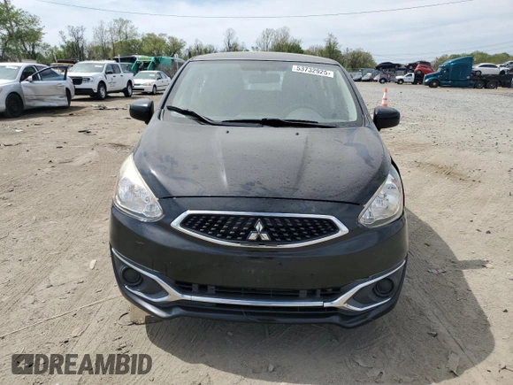 2017 Mitsubishi Mirage ES with VIN ML32A3HJ6HH016319, listed as a Copart auction lot 53732925 with 177,388 mi miles and Salvage title. Bid and sale history available at DreamBid. Image 5.