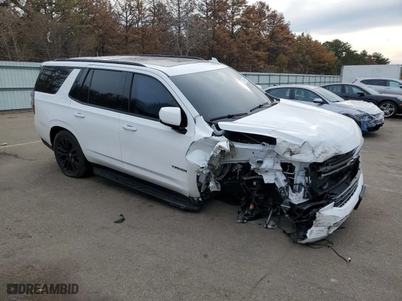 2022 Chevrolet Tahoe RST with VIN 1GNSKRKL5NR119025, listed as a Copart auction lot 77874383 with 52,387 mi miles and Non Repairable. Bid and sale history available at carsss.com. Image 4.