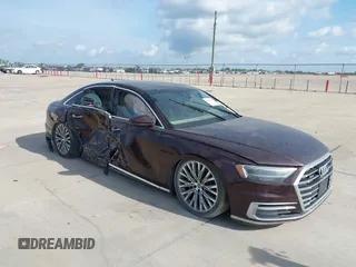 2019 Audi A8 z VIN WAU8DAF85KN004784, wystawiony jako IAAI lot #42414695 z przebiegiem Nie podano mil oraz . Historia ofert i sprzedaży dostępna na DreamBid. Obrazek 1.