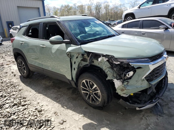 2025 Chevrolet TrailBlazer LT with VIN KL79MRSL5SB122705, listed as a Copart auction lot 52675715 with 3,277 mi miles and Clean Title. Bid and sale history available at DreamBid. Image 4.