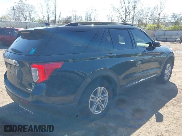 2022 Ford Explorer XLT z VIN 1FMSK8DH0NGA96191, wystawiony jako IAAI lot #41983762 z przebiegiem 47 637 mil mil oraz . Historia ofert i sprzedaży dostępna na DreamBid. Obrazek 4.
