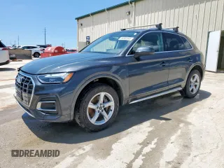 2021 Audi Q5 Premium z VIN WA1AAAFY2M2004785, wystawiony jako Copart lot #56500595 z przebiegiem 79 376 mil mil oraz Szkoda całkowita • Salvage title. Historia ofert i sprzedaży dostępna na DreamBid. Obrazek 1.