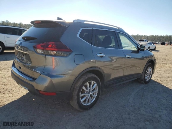 2018 Nissan Rogue SV with VIN KNMAT2MV5JP607159, listed as a Copart auction lot 87766105 with 58,868 mi miles and Salvage Title. Bid and sale history available at carsss.com. Image 3.