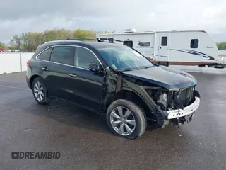 2015 Acura MDX Advance/Entertainment Pkg with VIN 5FRYD4H82FB002205, listed as a IAAI auction lot 42076335 with 167,426 mi miles. Bid and sale history available at carsss.com. Image 1.
