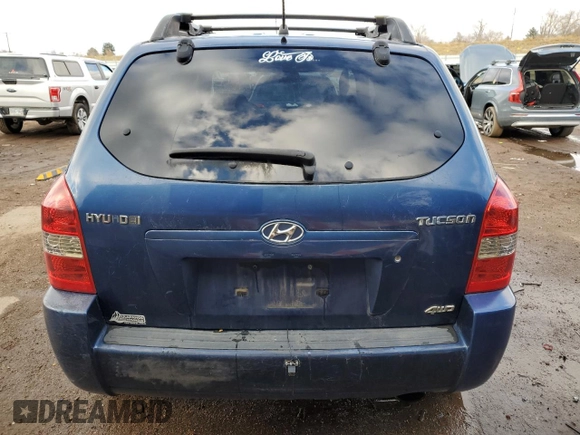 2006 Hyundai Tucson GL with VIN KM8JM72B56U304731, listed as a Copart auction lot 82592184 with Not Provided miles and Clean Title. Bid and sale history available at carsss.com. Image 6.