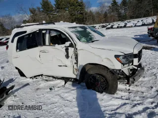 2021 Toyota Sequoia TRD Pro with VIN 5TDEY5B16MS183683, listed as a Copart auction lot 41399935 with 0 mi miles and Salvage Title. Bid and sale history available at carsss.com. Image 4.