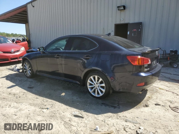 2010 Lexus IS 250 with VIN JTHCF5C25A5038073, listed as a Copart auction lot 54848695 with 180,133 mi miles and Salvage title. Bid and sale history available at DreamBid. Image 2.