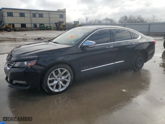 2017 Chevrolet Impala Premier with VIN 2G1145S33H9186821, listed as a Copart auction lot 45906895 with 0 mi miles and Salvage Title. Bid and sale history available at carsss.com. Image 1.