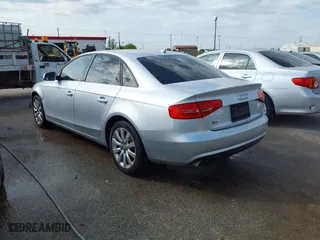 2013 Audi A4 Premium with VIN WAUBFAFL9DN030506, listed as a IAAI auction lot 41920924 with 168,770 mi miles. Bid and sale history available at carsss.com. Image 3.