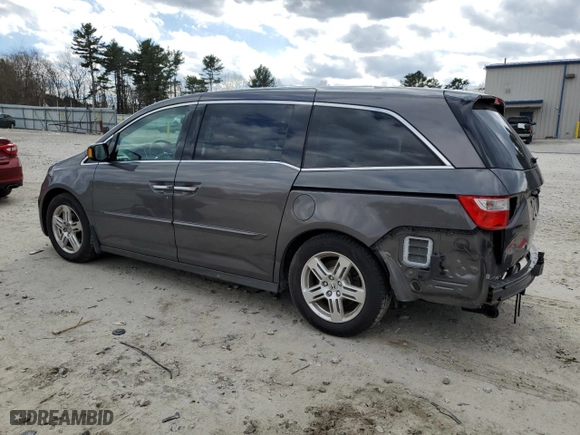 2013 Honda Odyssey Touring with VIN 5FNRL5H94DB087682, listed as a Copart auction lot 50081965 with 58,494 mi miles and Clean Title. Bid and sale history available at carsss.com. Image 2.