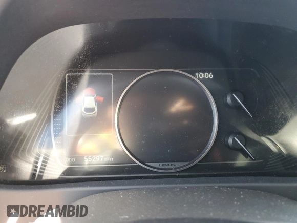 2021 Lexus UX with VIN JTHP3JBH6M2034578, listed as a Copart auction lot 48185835 with 55,297 mi miles and Salvage Title. Bid and sale history available at carsss.com. Image 9.