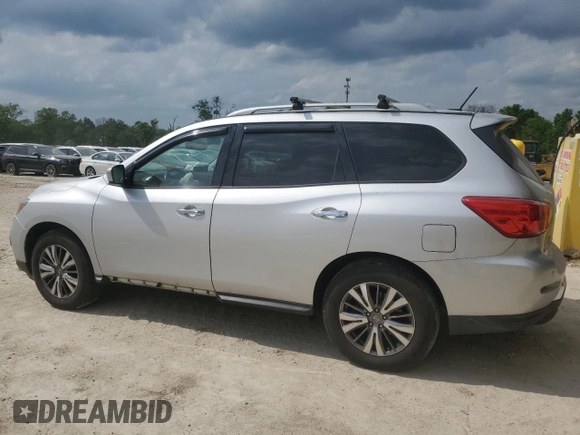 2018 Nissan Pathfinder SV with VIN 5N1DR2MM2JC646684, listed as a Copart auction lot 57104425 with 95,718 mi miles and Salvage title. Bid and sale history available at DreamBid. Image 2.