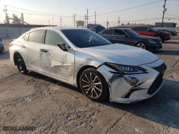 2021 Lexus ES with VIN 58ADA1C1XMU007288, listed as a Copart auction lot 85574554 with 53,242 mi miles and Salvage Title. Bid and sale history available at carsss.com. Image 4.