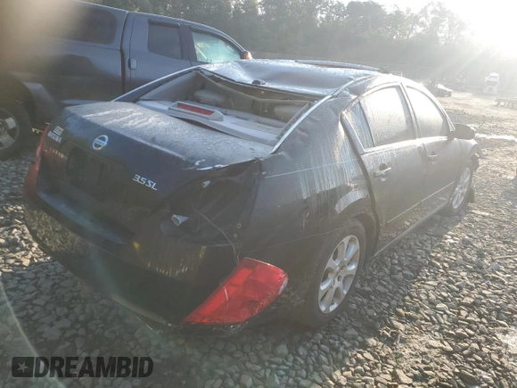 2008 Nissan Maxima 3.5 SE with VIN 1N4BA41E48C809136, listed as a Copart auction lot 72536734 with 0 mi miles and Salvage Title. Bid and sale history available at carsss.com. Image 3.