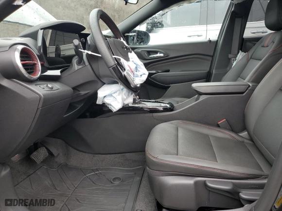 2025 Chevrolet Trax 2RS with VIN KL77LJEPXSC074316, listed as a Copart auction lot 48201365 with 838 mi miles and Salvage Title. Bid and sale history available at carsss.com. Image 7.