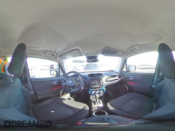 2015 Jeep Renegade Latitude with VIN ZACCJABT0FPB40608, listed as a Copart auction lot 53022495 with 140,007 mi miles and Salvage Title. Bid and sale history available at DreamBid. Image 14.