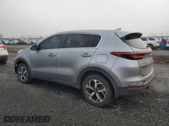 2020 Kia Sportage LX with VIN KNDPMCAC2L7789180, listed as a Copart auction lot 46662575 with 42,537 mi miles and Salvage Title. Bid and sale history available at carsss.com. Image 2.