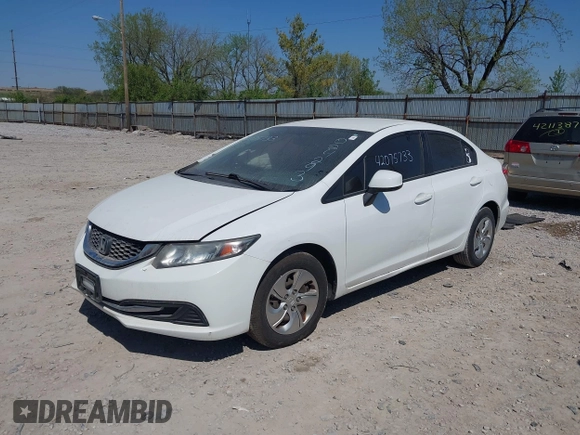 2013 Honda Civic LX with VIN 19XFB2F55DE024293, listed as a IAAI auction lot 42075733 with 121,531 mi miles and . Bid and sale history available at DreamBid. Image 17.