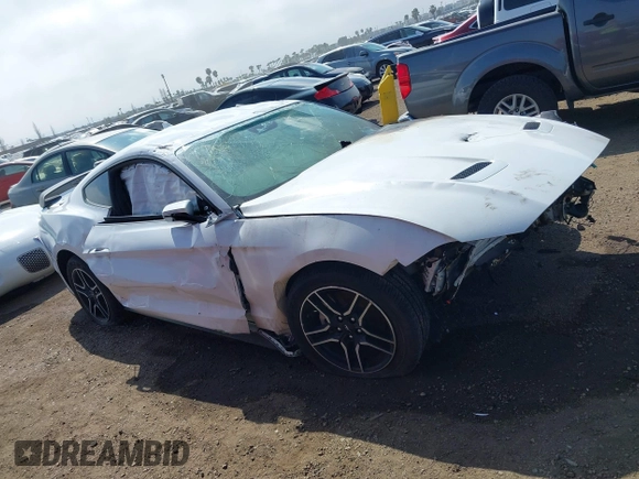 2021 Ford Mustang EcoBoost with VIN 1FA6P8TH6M5104559, listed as a IAAI auction lot 41879755 with 1 mi miles. Bid and sale history available at carsss.com. Image 13.