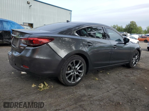 2017 Mazda 6 Grand Touring с VIN JM1GL1W55H1140064, выставлен на аукционе Copart как лот 57503425 с пробегом 74 304 миль миль и Списание • Salvage title. История ставок и продаж доступна на DreamBid. Изображение 3.