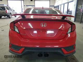 2018 Honda Civic Si Coupe with VIN 2HGFC3A57JH758431, listed as a Copart auction lot 51322505 with 93,587 mi miles and Salvage Title. Bid and sale history available at carsss.com. Image 6.