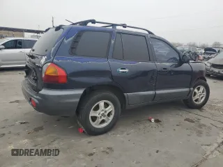 2004 Hyundai Santa Fe GLS with VIN KM8SC13D84U783292, listed as a Copart auction lot 44213045 with 0 mi miles and Salvage Title. Bid and sale history available at carsss.com. Image 3.