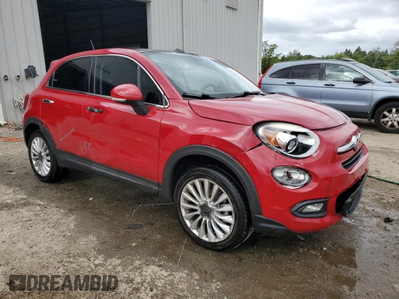 2016 FIAT 500X Lounge z VIN ZFBCFYDT5GP384439, wystawiony jako Copart lot #54545015 z przebiegiem 59 184 mil mil oraz Szkody całkowita. Historia ofert i sprzedaży dostępna na DreamBid. Obrazek 4.